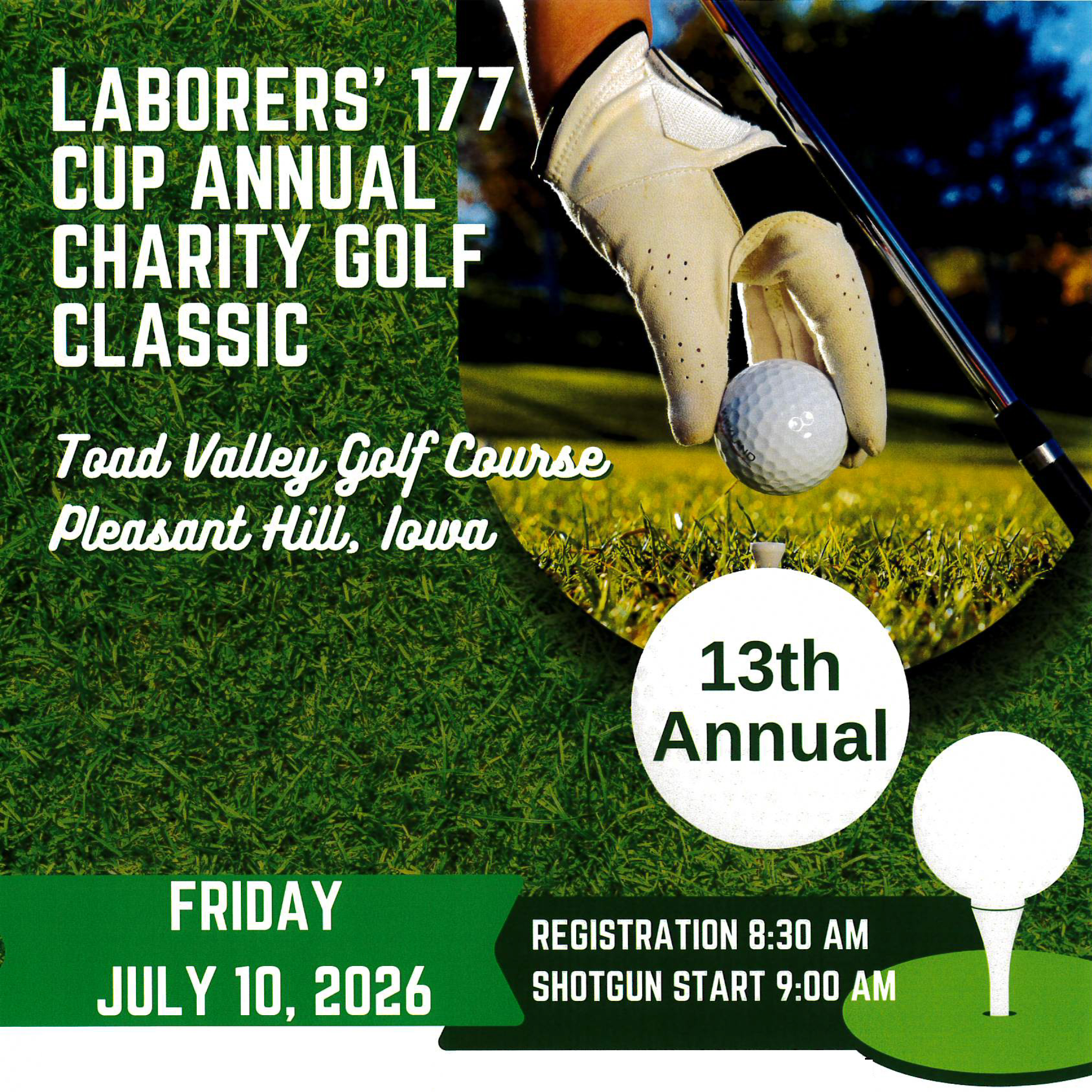 Laborers’ Local 177’s Charity Golf Classic